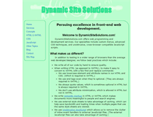 Tablet Screenshot of dynamicsitesolutions.com